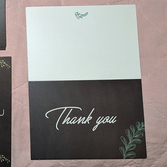 Last chance!20 Thank You Cards With Envelopes Blank Inside Extra Thick Cardstock - Picture 7 of 10